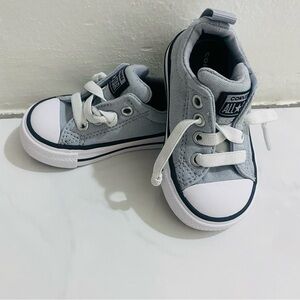 Converse All Star Gray Grey Shoes Sneakers Baby Size 4 EUR 20